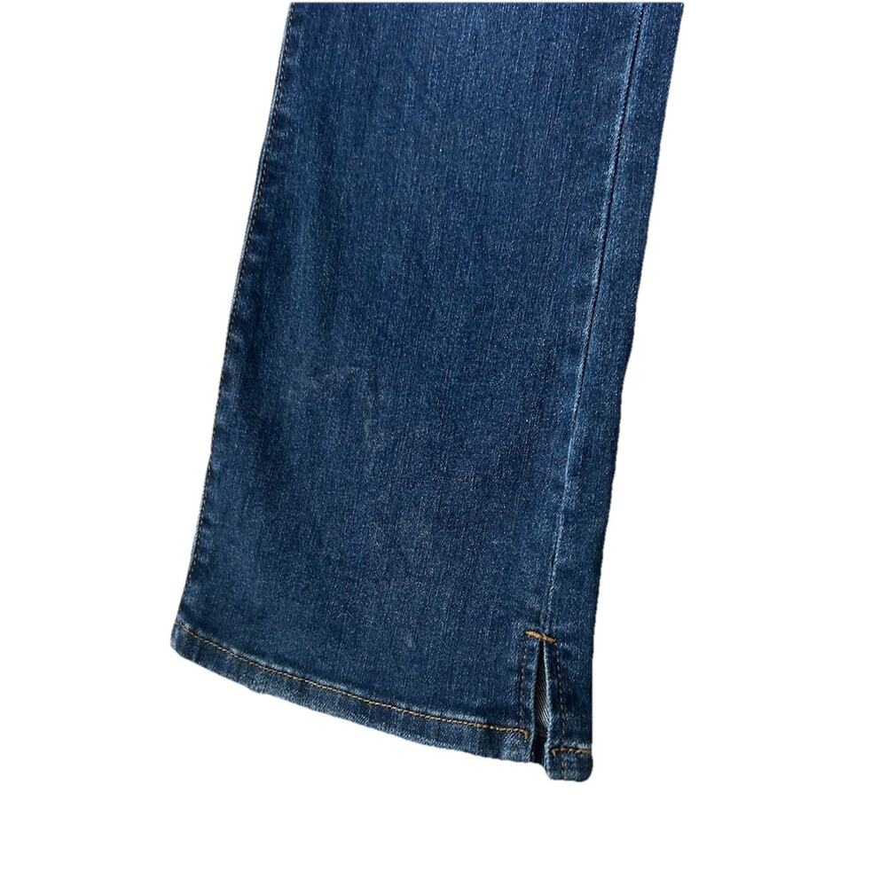 Judy Blue Dark Blue Wash Slim Bootcut Stretch Jeans Side Slit Womens Sz 11/30 - Picture 3 of 9